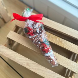 Brndte mandler i flere strrelser