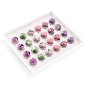 Luksus gaveske med 24 hndlavede chokolader