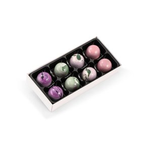 Luksus gaveske med 8 hndlavede chokolader