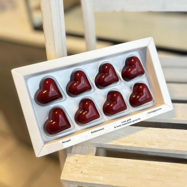 Hjerte �ske 8 stk.